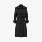 Women's Double-Breasted Trench Coat Belted Long Oversized Fit – Casual, Office, Holiday, Gift