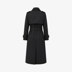 Women's Double-Breasted Trench Coat Belted Long Oversized Fit – Casual, Office, Holiday, Gift