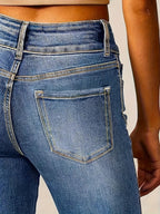 Women's Flare Jeans | Double-Button Waist-Faylori