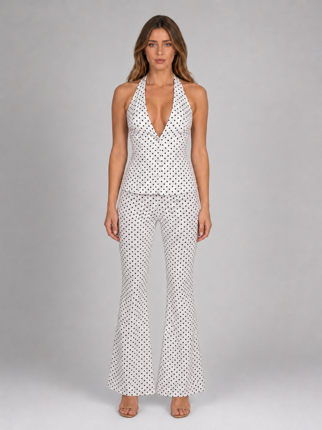 Women's Halter Set | Polka Dot-Faylori