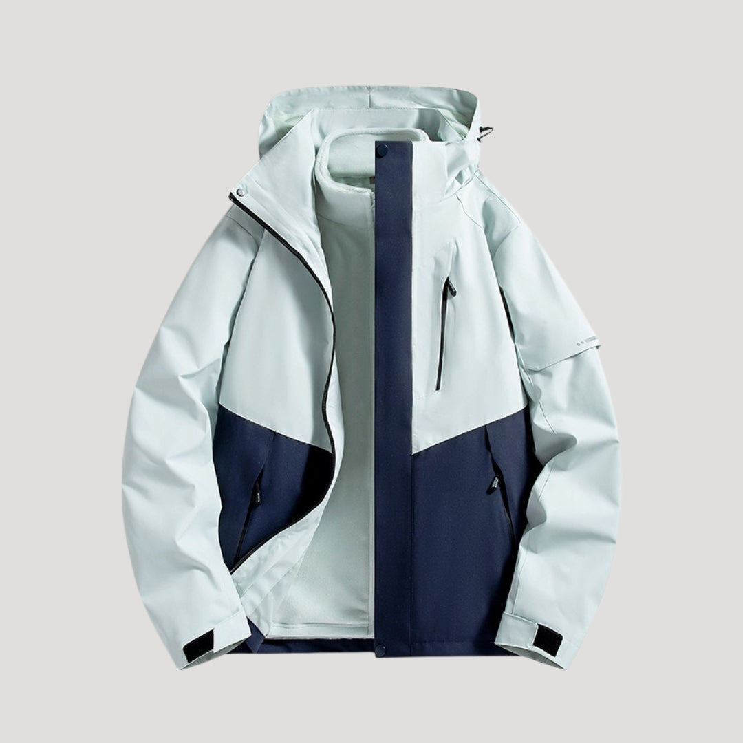 Women's Hooded Windbreaker Jacket | Zip Front-Faylori