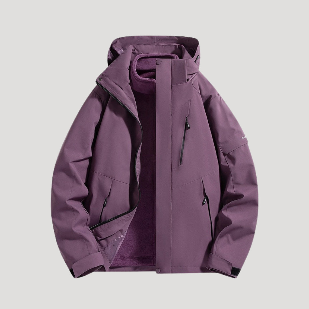 Women's Hooded Windbreaker Jacket | Zip Front-Faylori