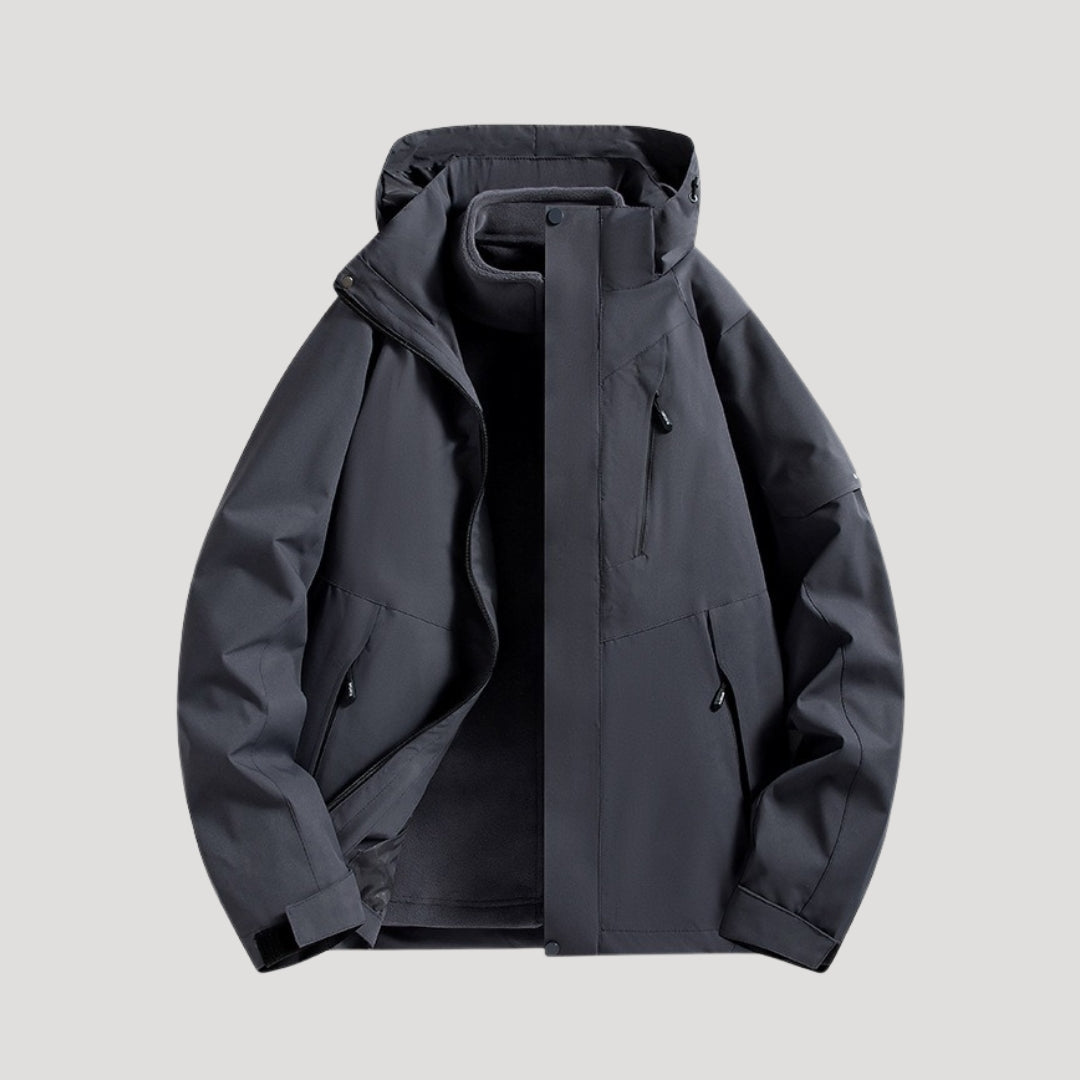 Women's Hooded Windbreaker Jacket | Zip Front-Faylori