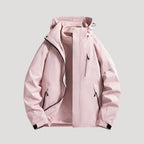 Women's Hooded Windbreaker Jacket | Zip Front-Faylori
