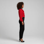 Women's Long-Sleeve Blouse | Bow-Tie Neck-Faylori