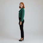 Women's Long-Sleeve Blouse | Bow-Tie Neck-Faylori