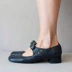 Women's Mary Jane Flats | Buckle Strap-Faylori