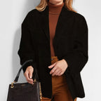 Women's Oversized Blazer | Notch Lapel-Faylori