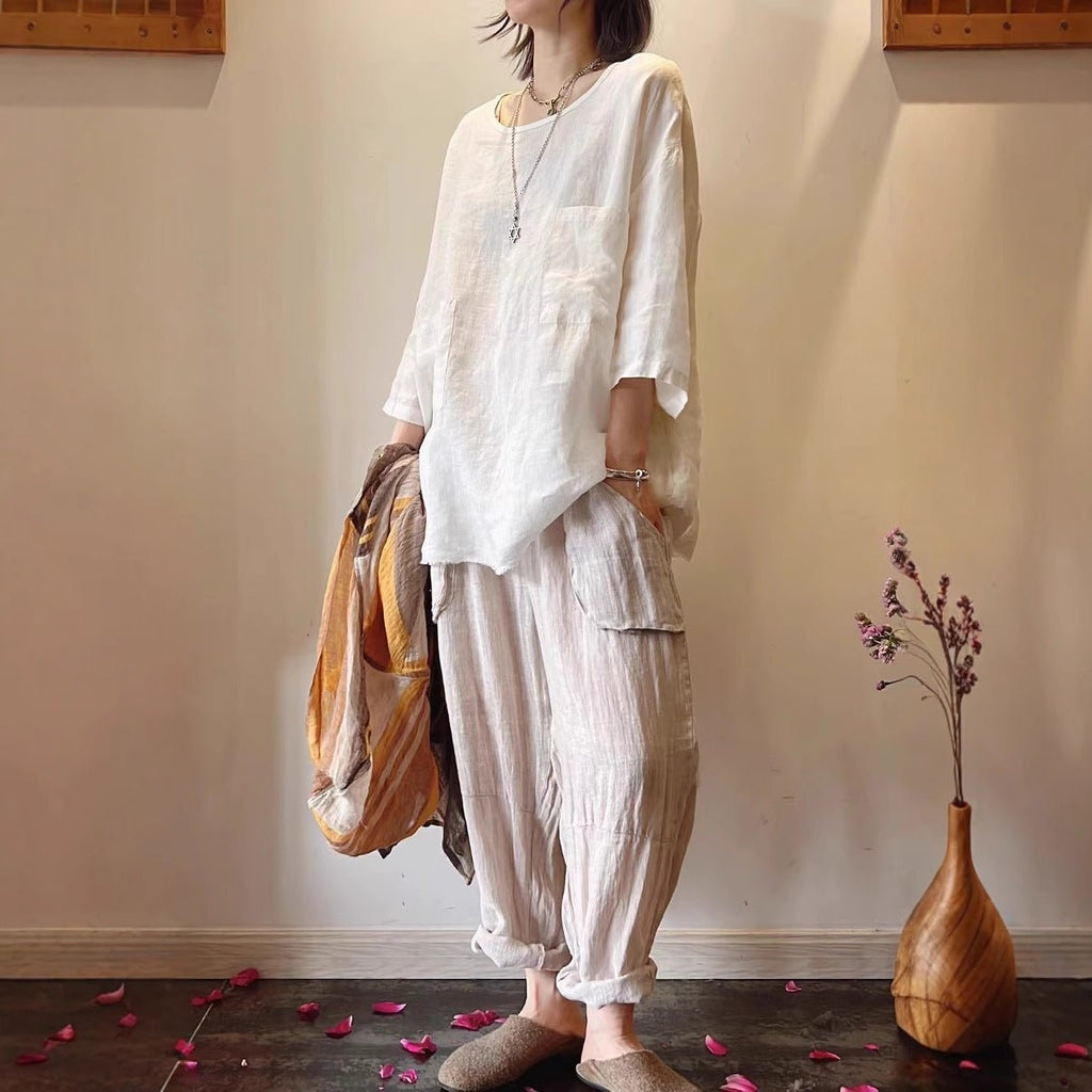 Women's Oversized Tunic | Patch Pocket-Faylori