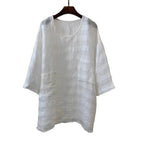 Women's Oversized Tunic | Patch Pocket-Faylori