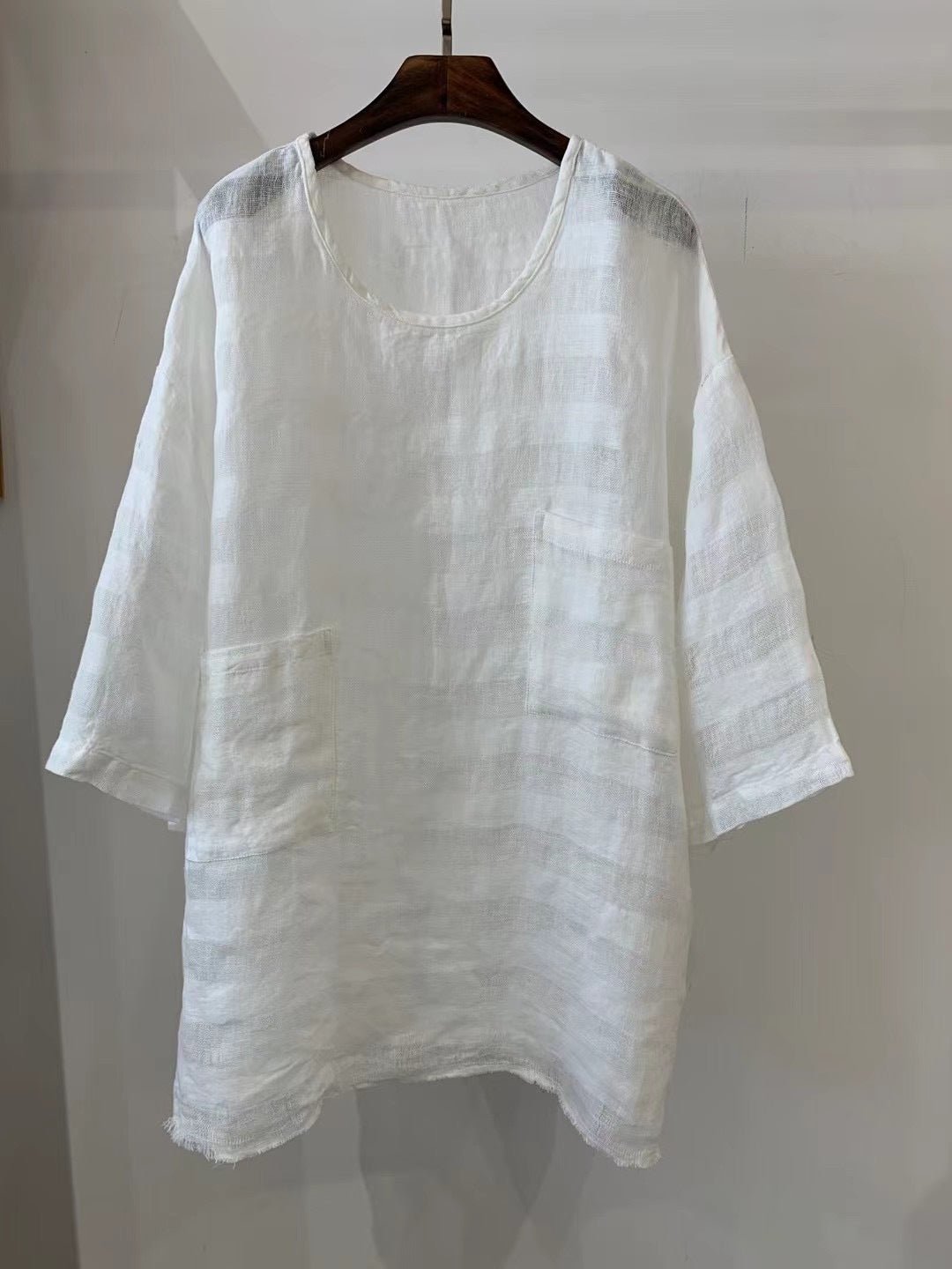 Women's Oversized Tunic | Patch Pocket-Faylori