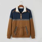 Women's Quarter-Zip Sweatshirt | Aztec Trim-Faylori
