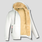 Zip-Up Hooded Jacket Men's Sherpa Lined Fleece Winter Coat – Casual, Outdoor · Faylori