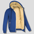 Zip-Up Hooded Jacket Men's Sherpa Lined Fleece Winter Coat – Casual, Outdoor · Faylori
